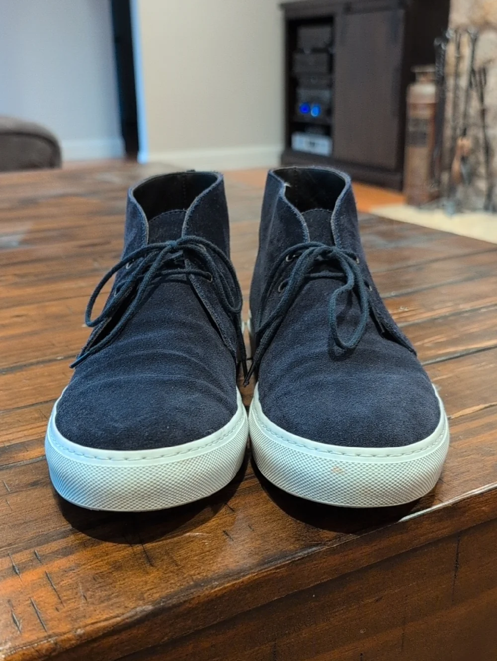 To Boot New York navy Suede Chukka Boot Sneaker Argento Woodrow